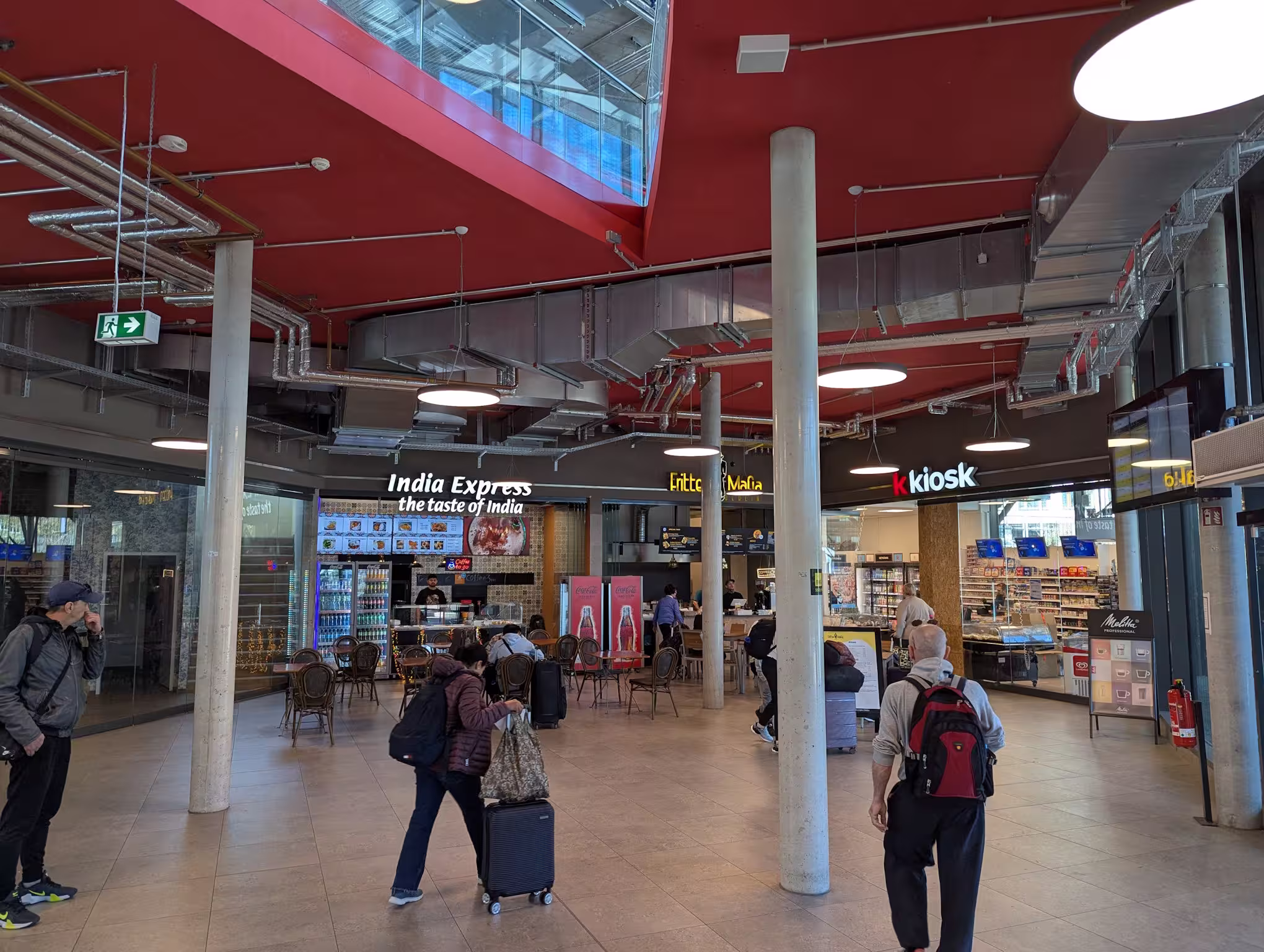 The gastronomy area.